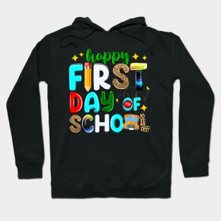 Happy First Day Of School Funny Back To School Hoodie